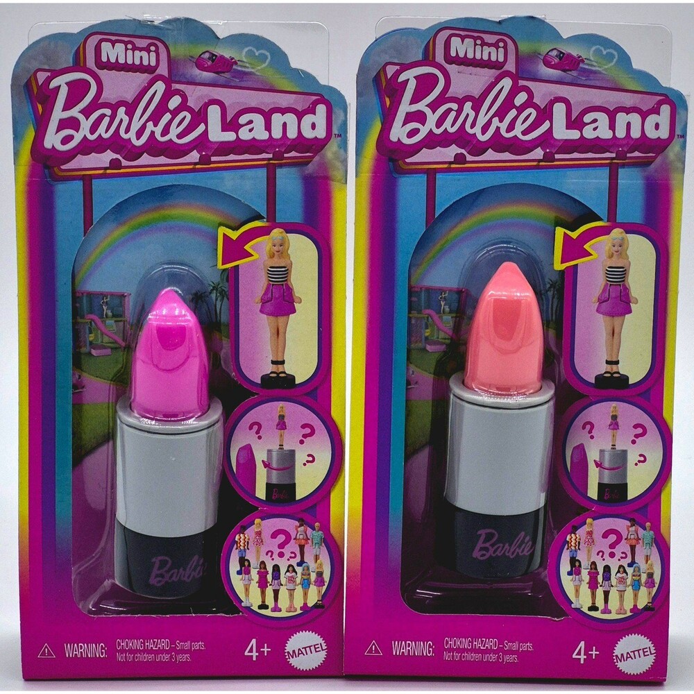 Mini BarbieLand Mystery Doll Lot of 2 Sealed Mattel Barbie Minis